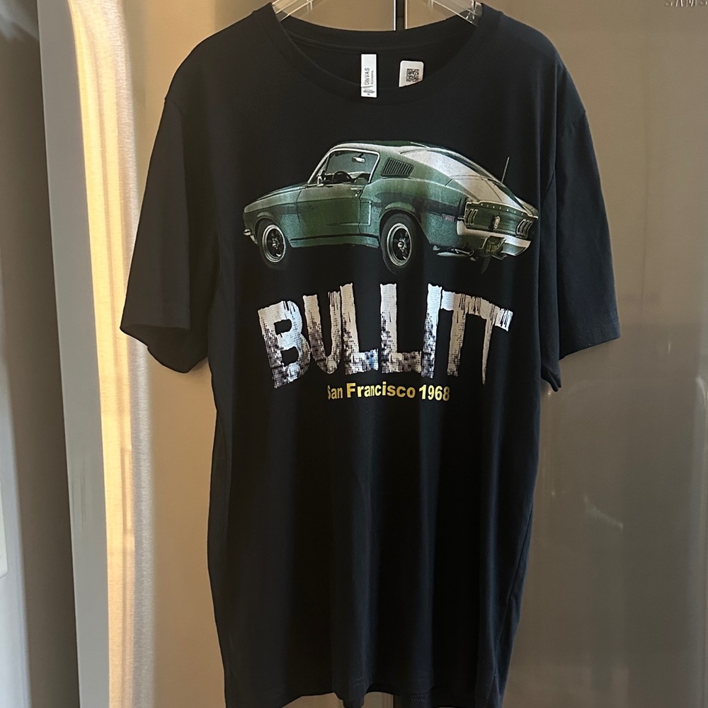 NWT Rare Mustang Bullitt San Francisco 1968 Black T-Shirt 😎